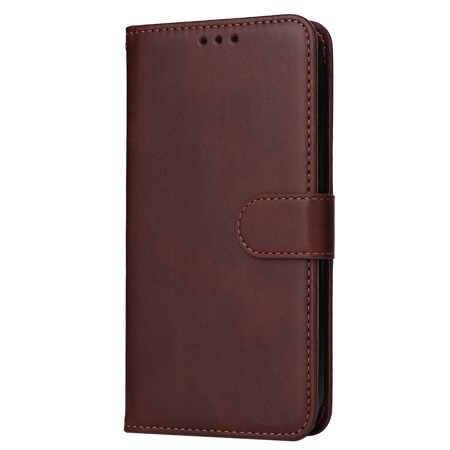 For Honor X50 PU Leather Wallet Stand Case Calf Texture Full Protection Phone Cover