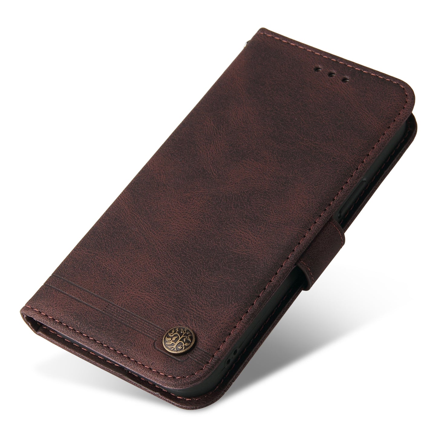 For Honor X50 Imprinted Skin-touch Phone Cover PU Leather Stand Wallet Shockproof Case