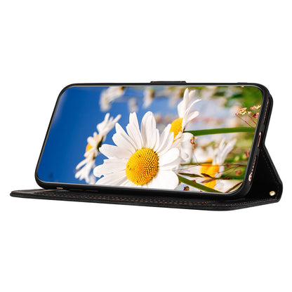 For Samsung Galaxy A13 4G / 5G Card Slots Phone Stand Case PU Leather Flower Pattern Printing Cover