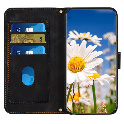 For Samsung Galaxy A13 4G / 5G Card Slots Phone Stand Case PU Leather Flower Pattern Printing Cover