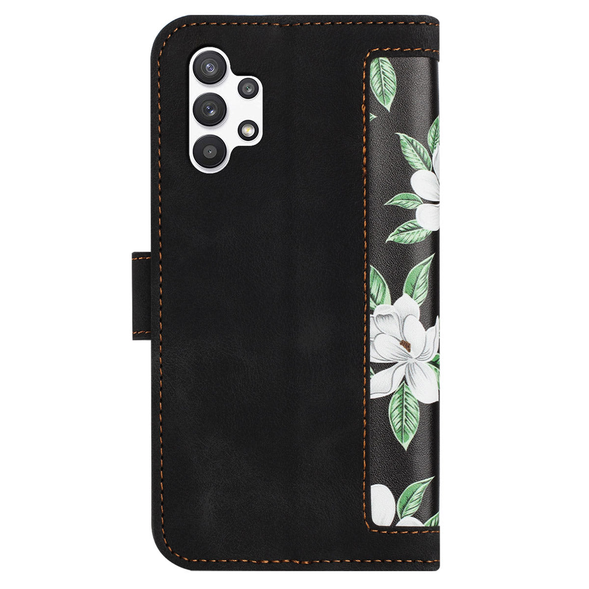 For Samsung Galaxy A13 4G / 5G Card Slots Phone Stand Case PU Leather Flower Pattern Printing Cover