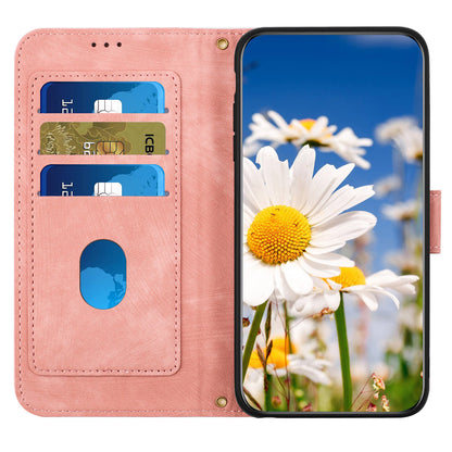 For Samsung Galaxy A13 4G / 5G Card Slots Phone Stand Case PU Leather Flower Pattern Printing Cover
