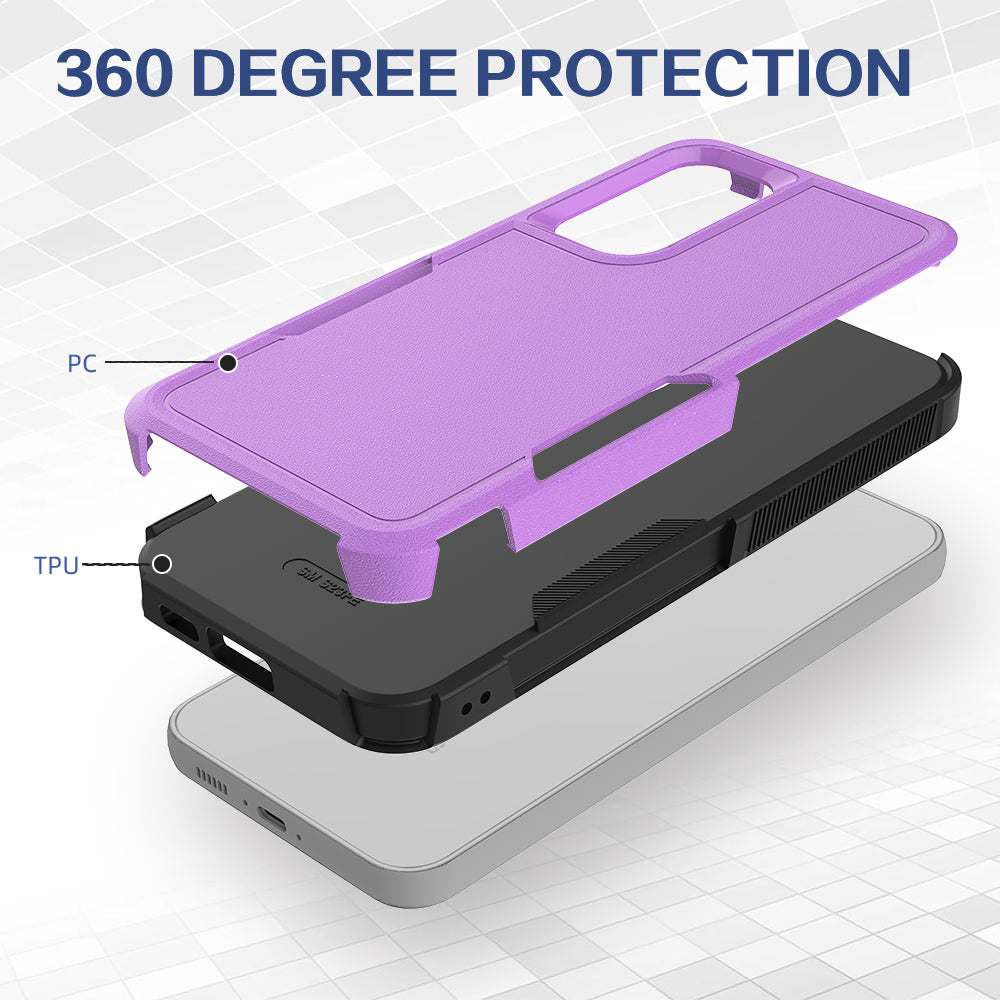 PC+TPU Phone Case for Samsung Galaxy S23 FE Protective Cover Anti-Scratch Phone Case