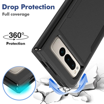 Anti-Fall Phone Case for Google Pixel Fold Hard PC+Soft TPU Slim Case Shockproof Phone Cover