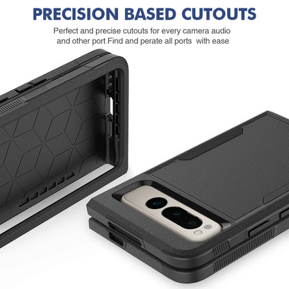 Anti-Fall Phone Case for Google Pixel Fold Hard PC+Soft TPU Slim Case Shockproof Phone Cover