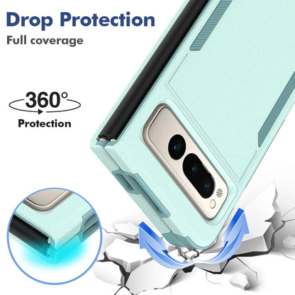 Anti-Fall Phone Case for Google Pixel Fold Hard PC+Soft TPU Slim Case Shockproof Phone Cover