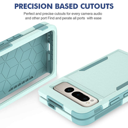 Anti-Fall Phone Case for Google Pixel Fold Hard PC+Soft TPU Slim Case Shockproof Phone Cover