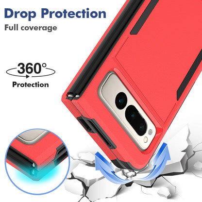 Anti-Fall Phone Case for Google Pixel Fold Hard PC+Soft TPU Slim Case Shockproof Phone Cover