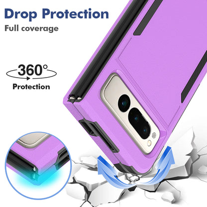 Anti-Fall Phone Case for Google Pixel Fold Hard PC+Soft TPU Slim Case Shockproof Phone Cover