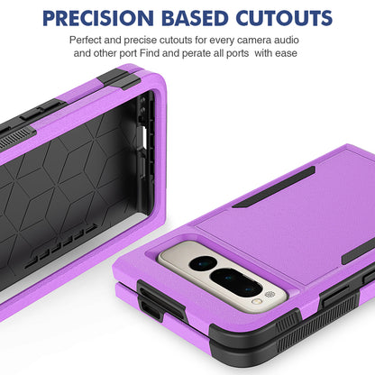 Anti-Fall Phone Case for Google Pixel Fold Hard PC+Soft TPU Slim Case Shockproof Phone Cover