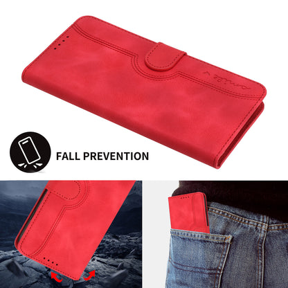 YX003 For iPhone 15 Leather Wallet Stand Shockproof Cover Imprinted Phone Case