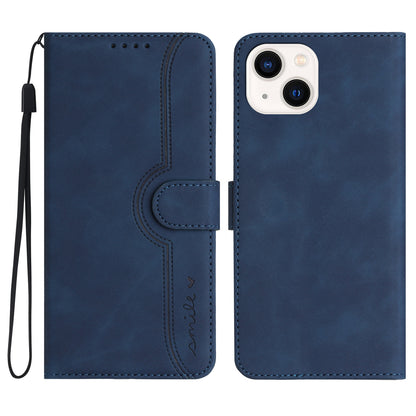 YX003 For iPhone 15 Leather Wallet Stand Shockproof Cover Imprinted Phone Case
