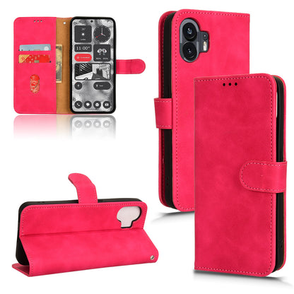 For Nothing Phone (2) Phone Case Stand Skin-touch Wallet PU Leather Full Protection Phone Cover