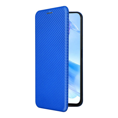 For Honor 90 Lite 5G / X50i 5G Carbon Fiber Texture Card Holder Case Leather Stand Phone Cover