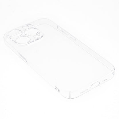 100PCS For iPhone 15 Pro Max Super Clear Plastic Phone Cover Hard Smartphone Case HD Transparent Shell
