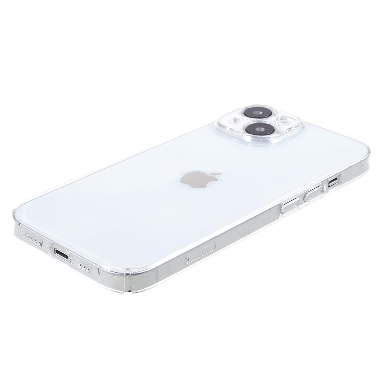 100PCS For iPhone 14 Slim-Fit Hard Phone Case HD Transparent Shell Clear Plastic Cell Phone Cover