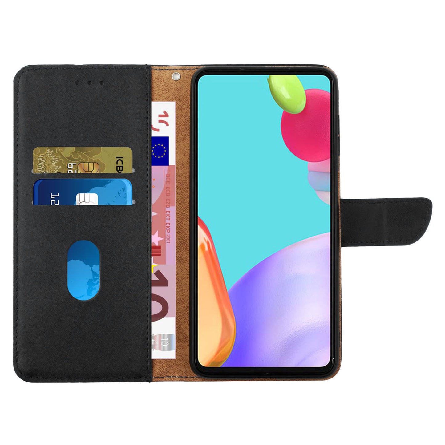 HT02 For Realme 11 5G (Taiwan / India) Phone Stand Cover Shockproof Wallet Genuine Cow Leather Phone Cover