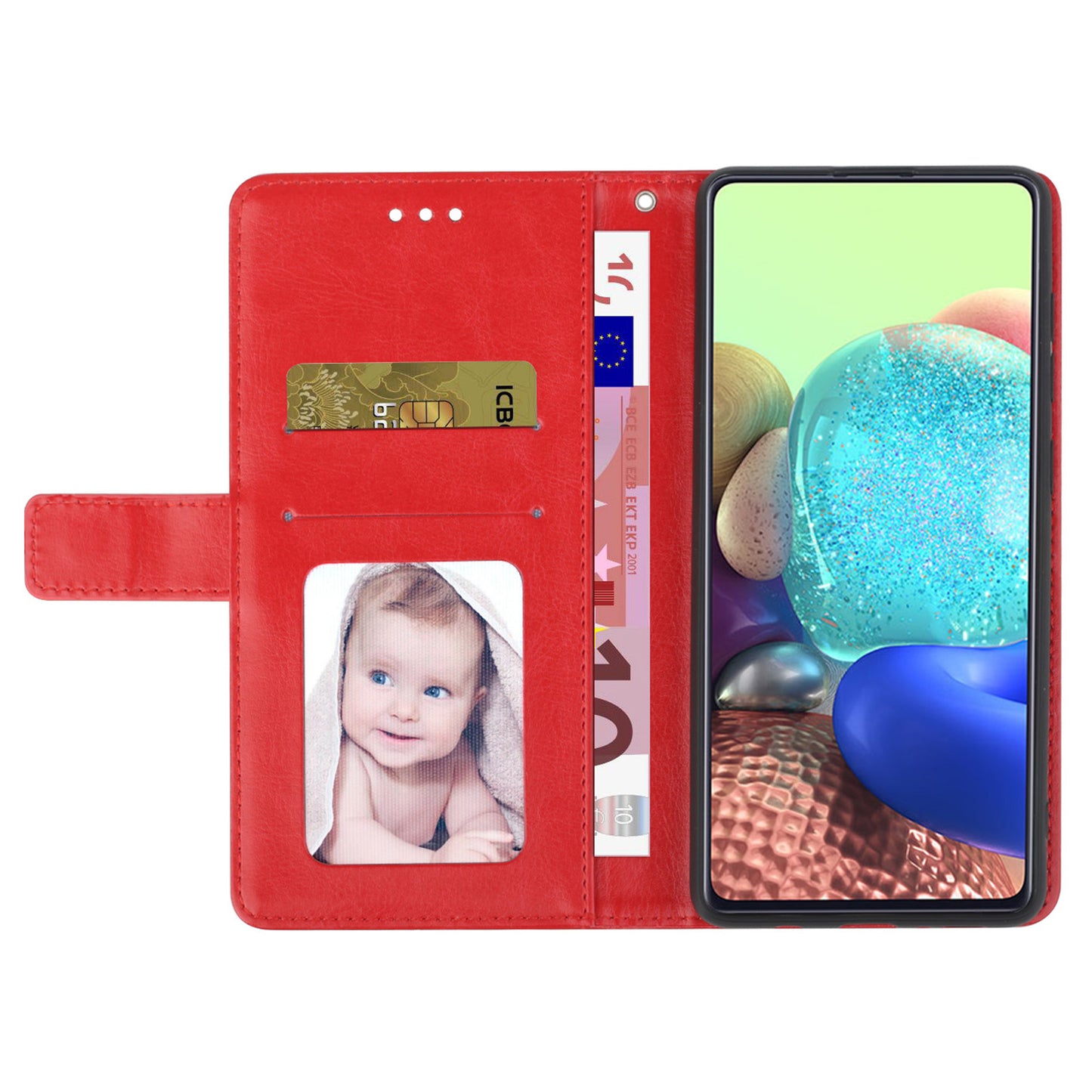 HT01 For Realme 11 5G (Taiwan / India) / Realme 11x 5G Phone Leather Case Y-shaped Line Imprinted Stand Wallet Cover