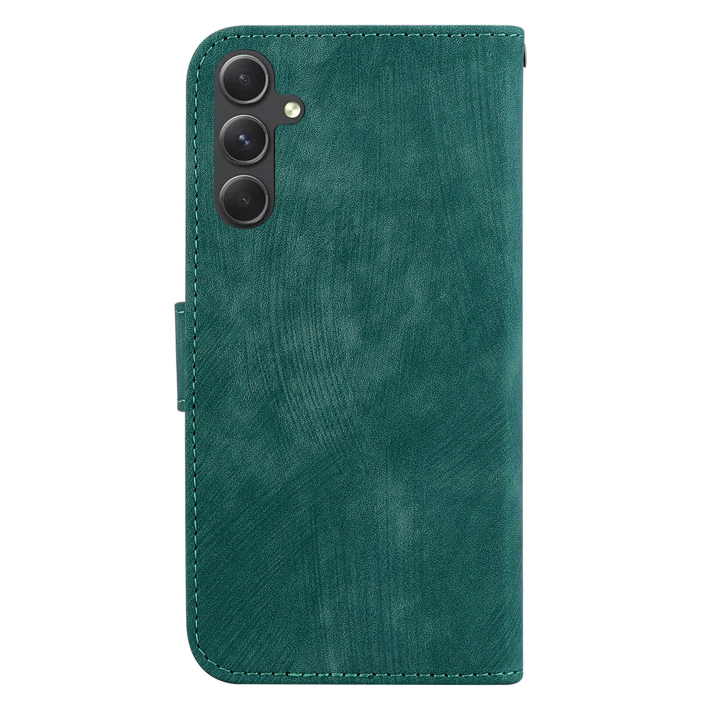 For Samsung Galaxy A54 5G Cute Tiger Imprint Anti-drop Cover Leather Wallet Stand Phone Case