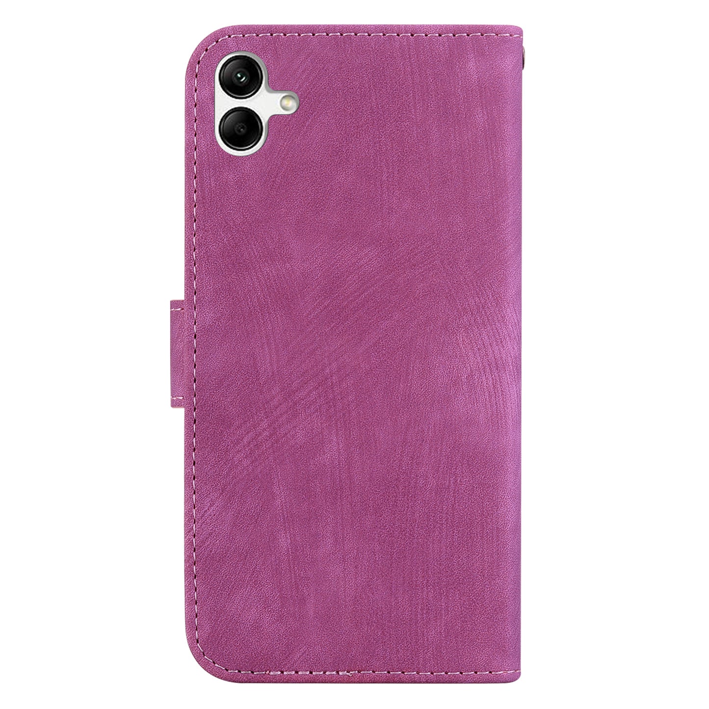 For Samsung Galaxy A04e 4G / F04 4G / M04 4G Leather Wallet Stand Cover Cartoon Tiger Imprint Phone Case