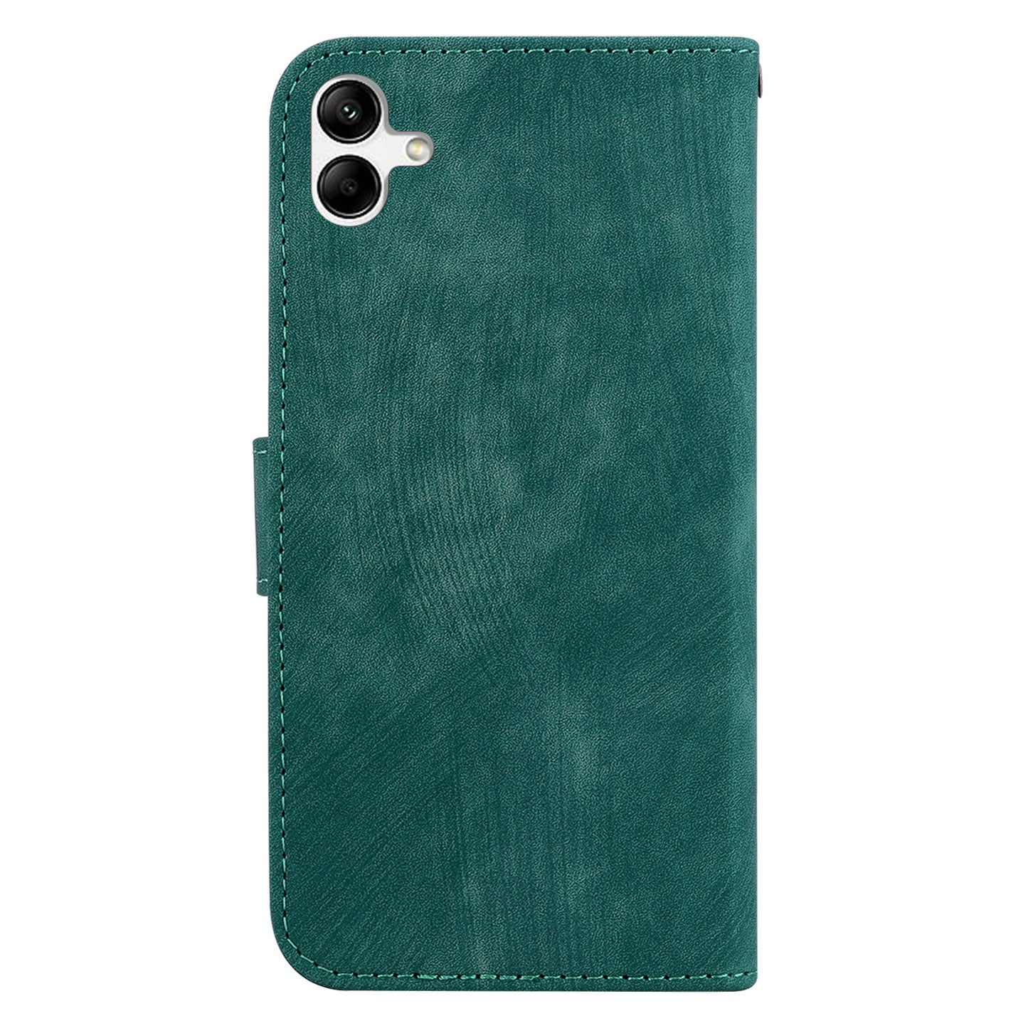 For Samsung Galaxy A04e 4G / F04 4G / M04 4G Leather Wallet Stand Cover Cartoon Tiger Imprint Phone Case