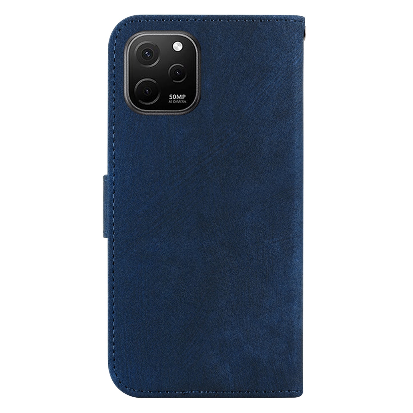 For Huawei nova Y61 4G Leather Wallet Stand Anti-shock Cover Lovely Tiger Imprint Phone Case