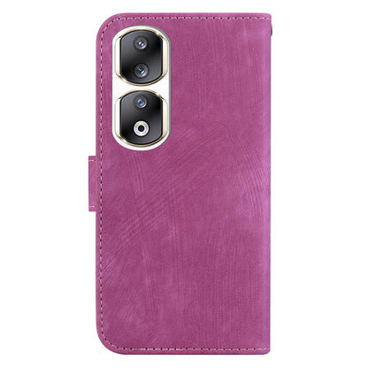 For Honor 90 Pro Wallet Phone Case Lovely Tiger Imprint Anti-Drop Leather Folio Flip Cover