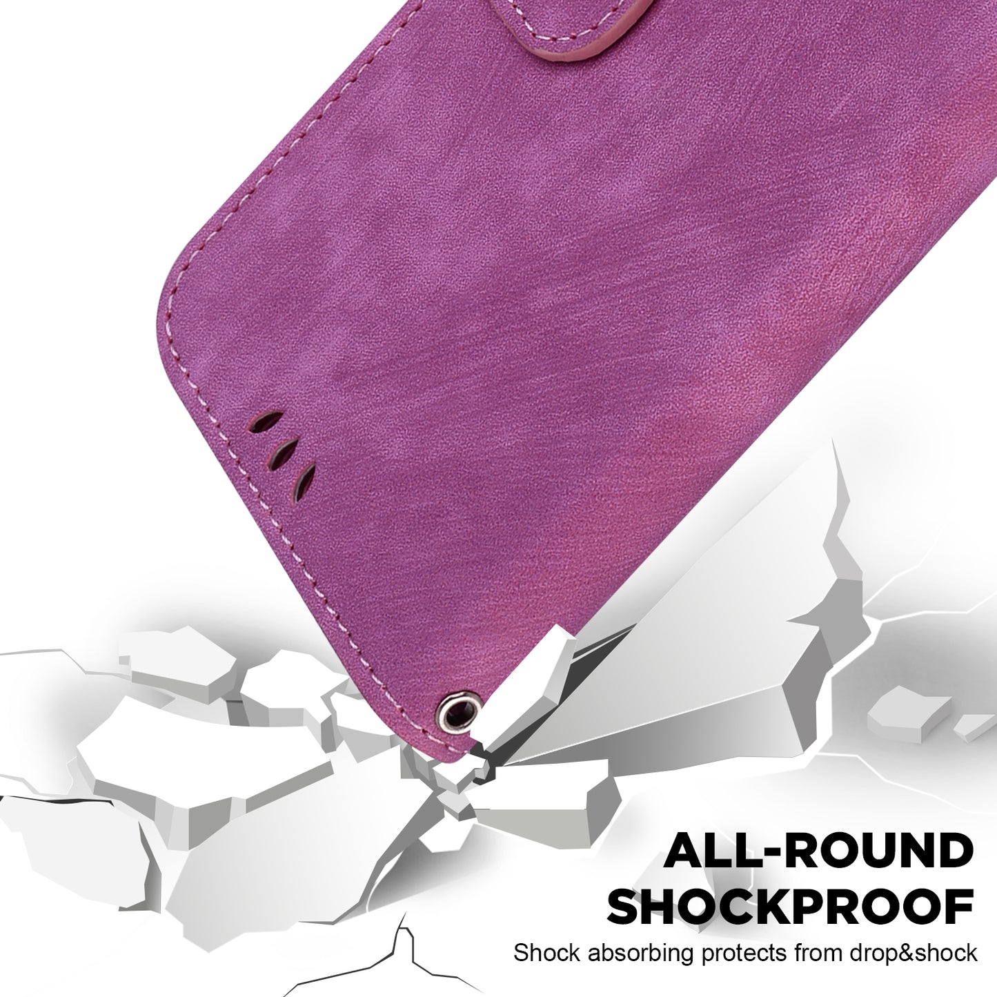 For Xiaomi Redmi 12 4G Shockproof Case Lovely Tiger Imprint Leather Wallet Phone Cover with Stand