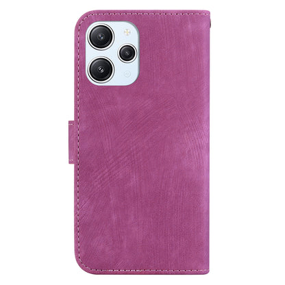 For Xiaomi Redmi 12 4G Shockproof Case Lovely Tiger Imprint Leather Wallet Phone Cover with Stand