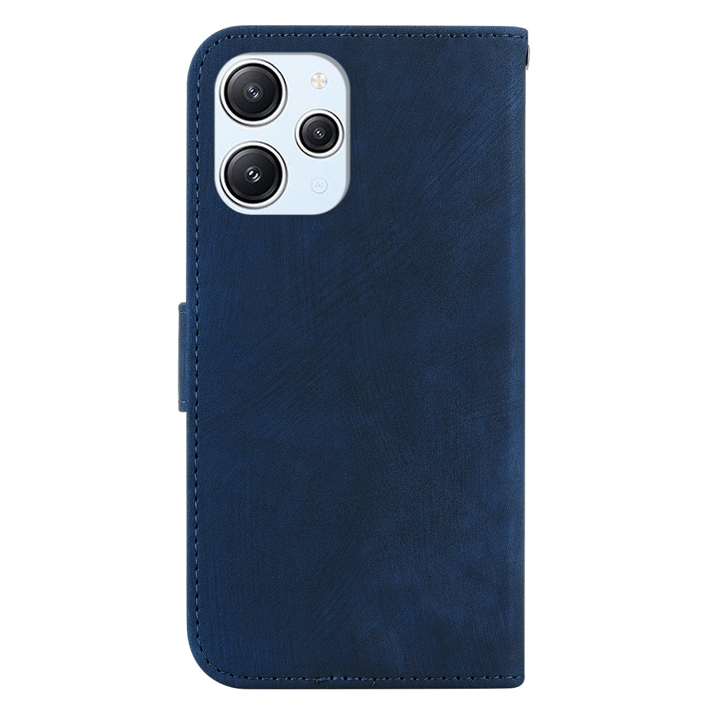 For Xiaomi Redmi 12 4G Shockproof Case Lovely Tiger Imprint Leather Wallet Phone Cover with Stand