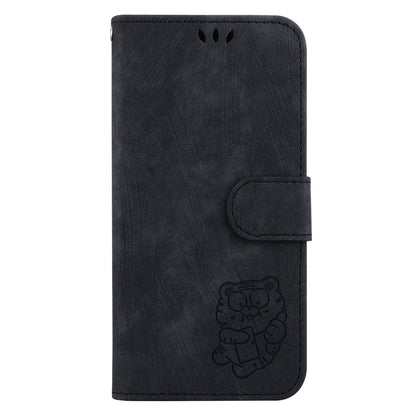 For Xiaomi Redmi Note 12 4G Wallet Phone Case Lovely Tiger Imprint Magnetic Clasp Leather Cover