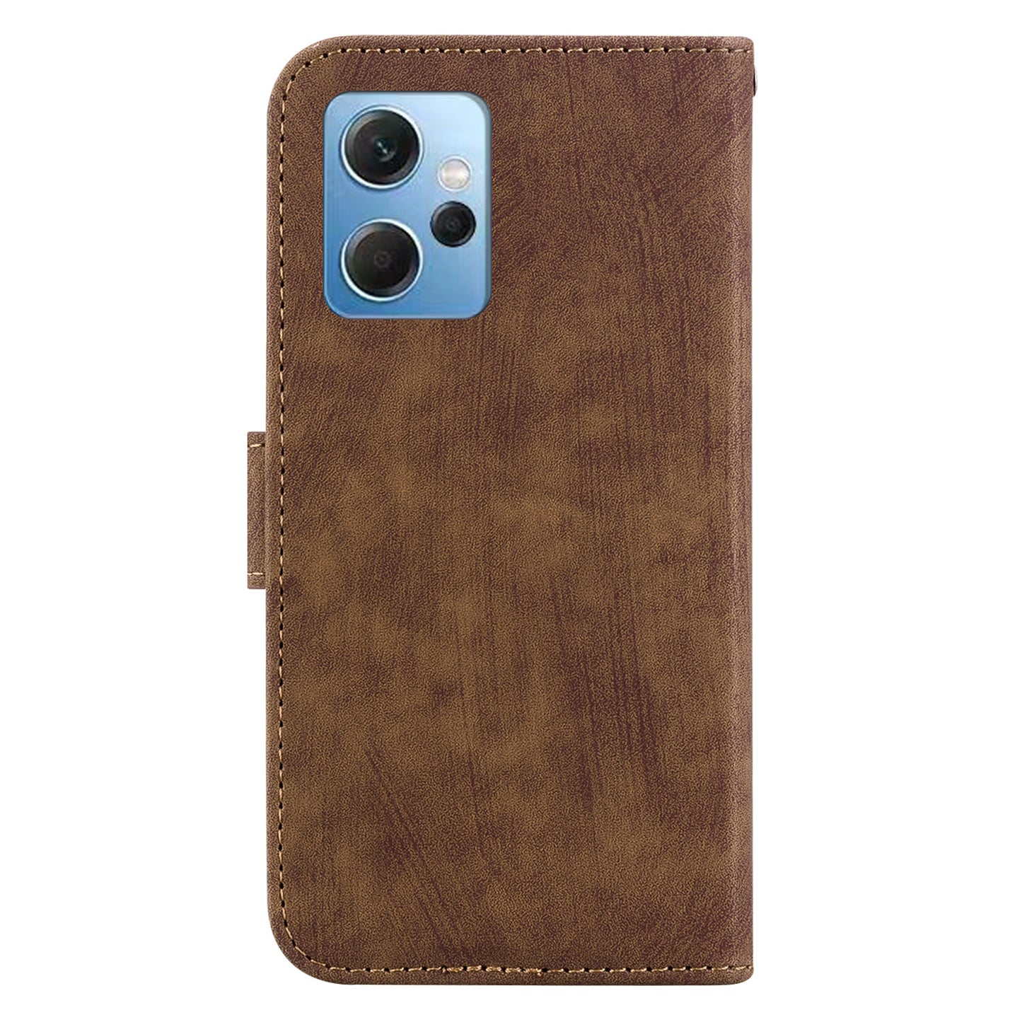 For Xiaomi Redmi Note 12 4G Wallet Phone Case Lovely Tiger Imprint Magnetic Clasp Leather Cover