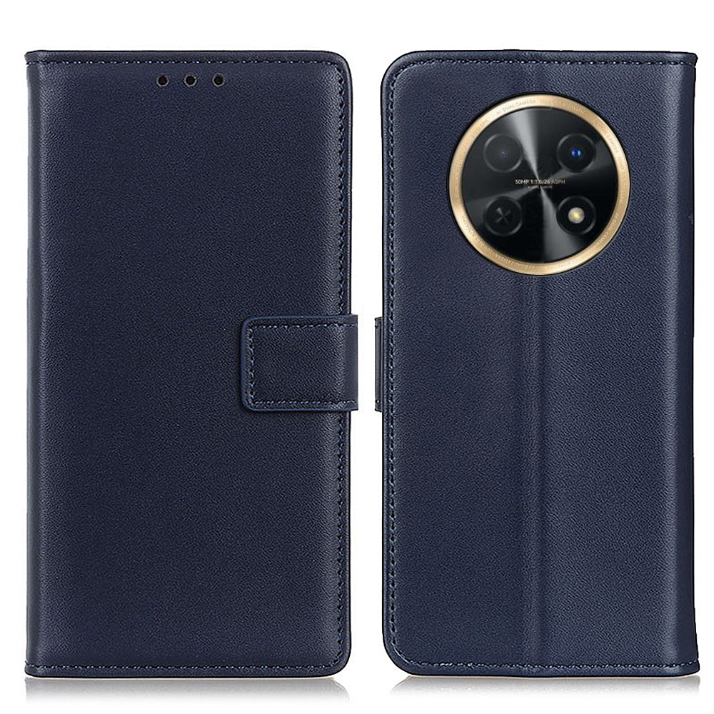 For Huawei nova Y91 4G / Enjoy 60X Wallet Phone Case Textured PU Leather Stand Drop Protection Phone Cover