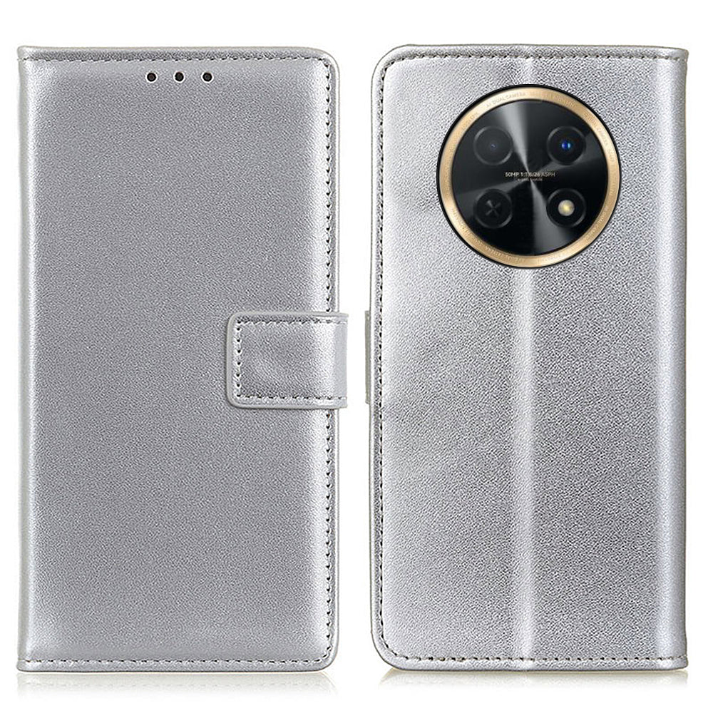 For Huawei nova Y91 4G / Enjoy 60X Wallet Phone Case Textured PU Leather Stand Drop Protection Phone Cover