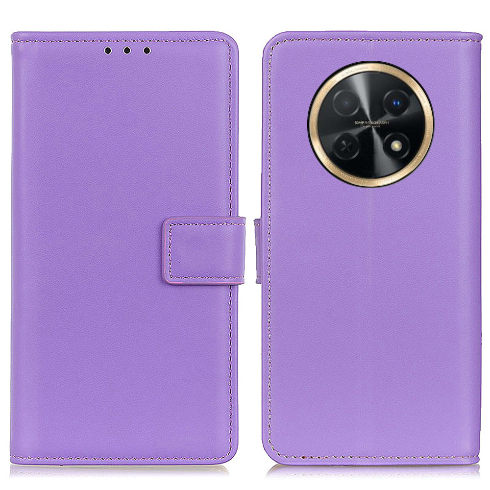 For Huawei nova Y91 4G / Enjoy 60X Wallet Phone Case Textured PU Leather Stand Drop Protection Phone Cover