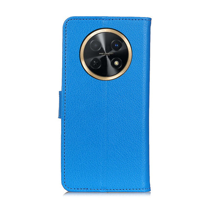 For Huawei nova Y91 4G / Enjoy 60X PU Leather Case Anti-scratch Stand Phone Cover Litchi Texture Wallet