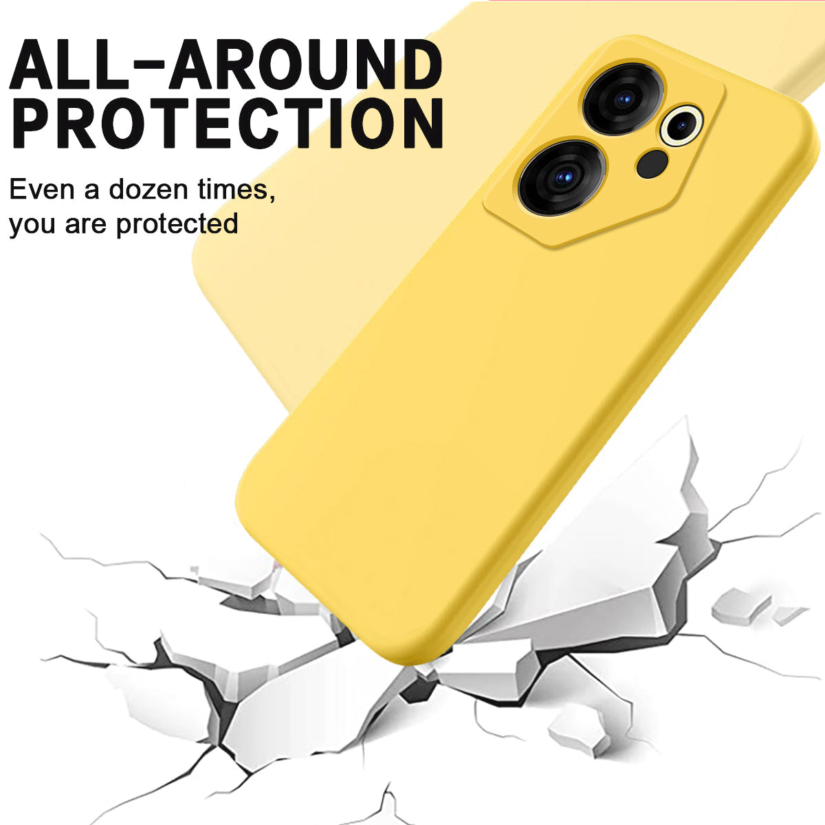 For Tecno Camon 20 Premier 5G Anti-Fingerprint Phone Case Liquid Silicone+Soft Lining Cover