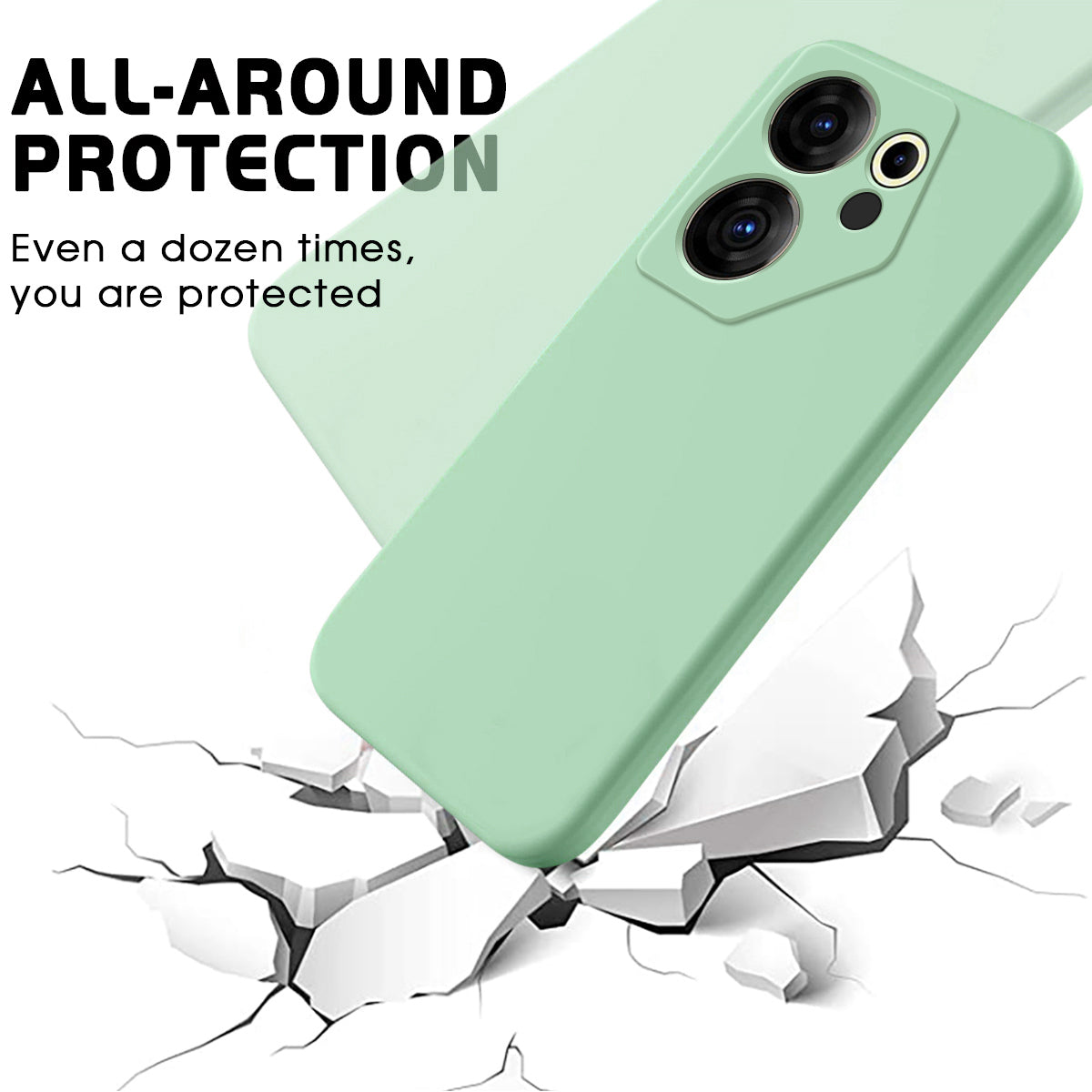 For Tecno Camon 20 Premier 5G Anti-Fingerprint Phone Case Liquid Silicone+Soft Lining Cover