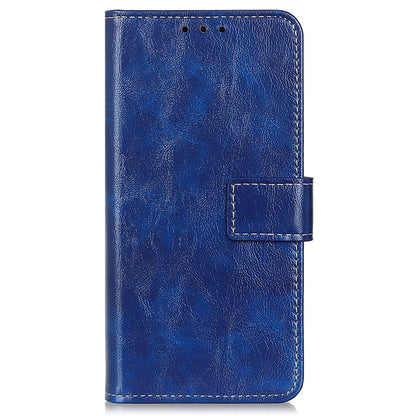 For Honor 90 Shockproof Case Crazy Horse Texture PU Leather Shell Stand Wallet Retro Phone Cover