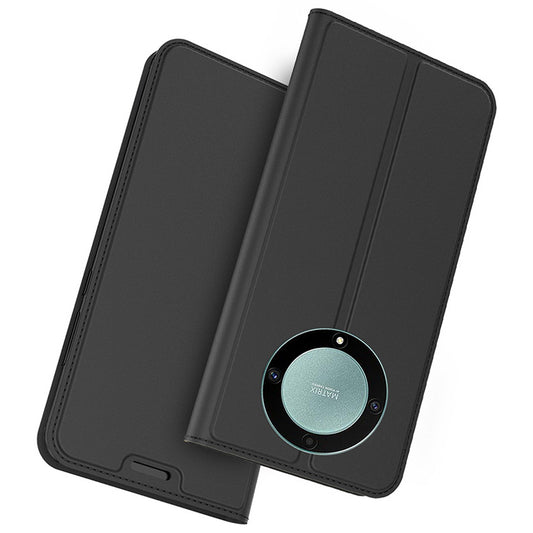 For Honor Magic5 Lite 5G / X40 5G / X9a 5G Anti-Fingerprint Phone Cover Card Slot PU Leather Stand Flip Phone Case