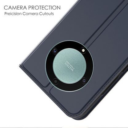 For Honor Magic5 Lite 5G / X40 5G / X9a 5G Anti-Fingerprint Phone Cover Card Slot PU Leather Stand Flip Phone Case
