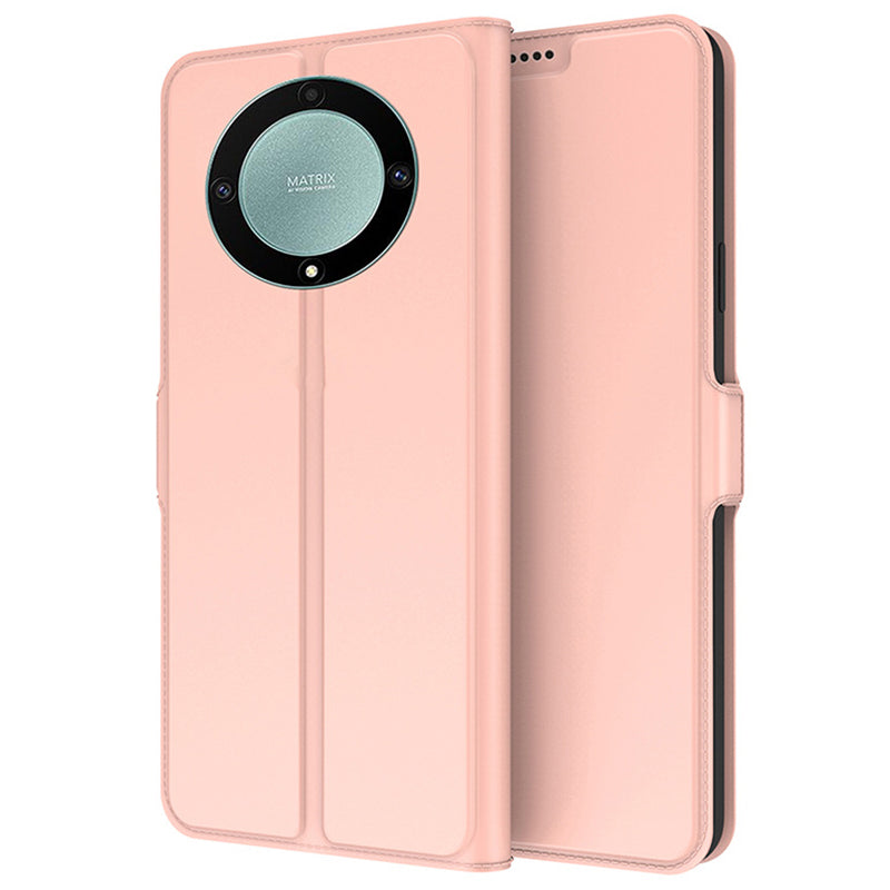 For Honor Magic5 Lite 5G / X9a 5G / X40 5G PU Leather Fully Wrapped Stand Cover Phone Case with Card Holder