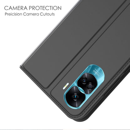 For Honor 90 Lite 5G / X50i 5G Phone Cover Card Slot PU Leather Foldable Stand Flip Phone Case