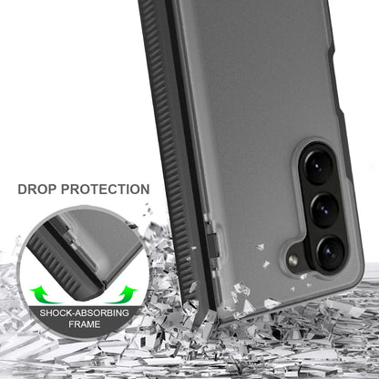 For Samsung Galaxy Z Fold5 5G Case Hinge Protection Matte Phone Cover with PET Film