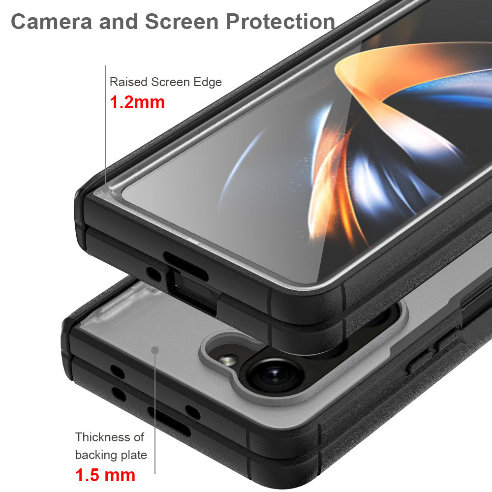 For Samsung Galaxy Z Fold5 5G Case Hinge Protection Matte Phone Cover with PET Film