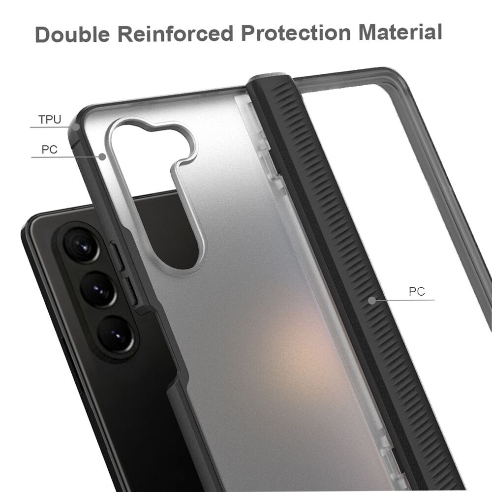 For Samsung Galaxy Z Fold5 5G Case Hinge Protection Matte Phone Cover with PET Film