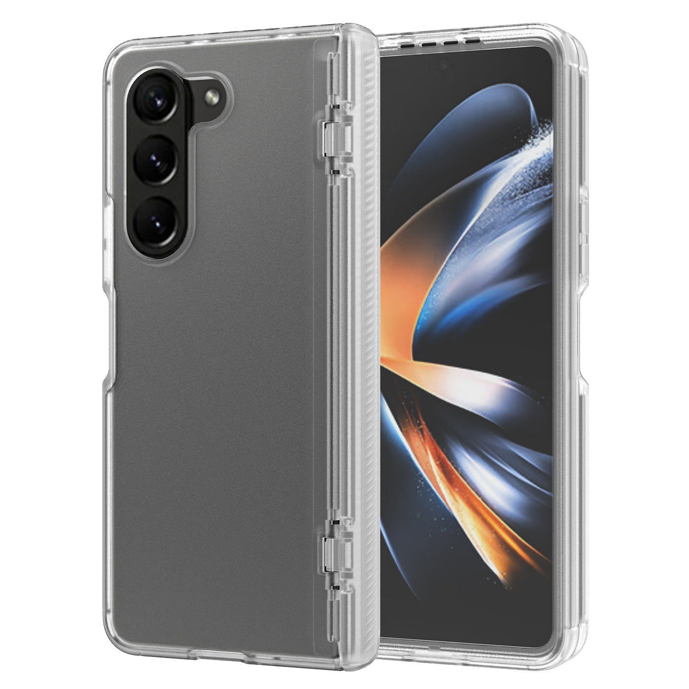 For Samsung Galaxy Z Fold5 5G Case Hinge Protection Matte Phone Cover with PET Film