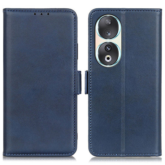 For Honor 90 Cowhide Texture Wallet Phone Case PU Leather Cover with Stand