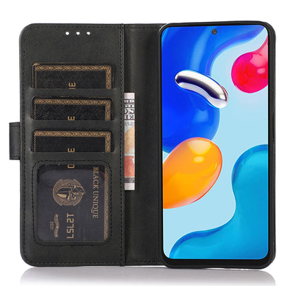 For Honor 90 Smartphone Case Cowhide Texture PU Leather Wallet Stand Phone Cover