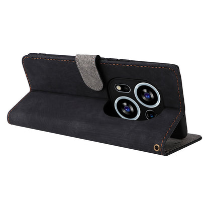 For Tecno Phantom X2 5G / X2 Pro 5G RFID Blocking Phone Case Folio Flip Leather Wallet Stand Cover with Strap